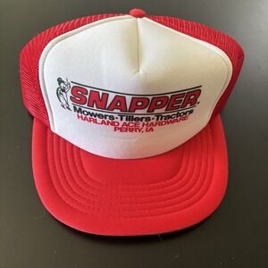 Snapper Ace Hardware Hat Perry Iowa SnapBack Mesh Trucker Designer Award Cap VTG